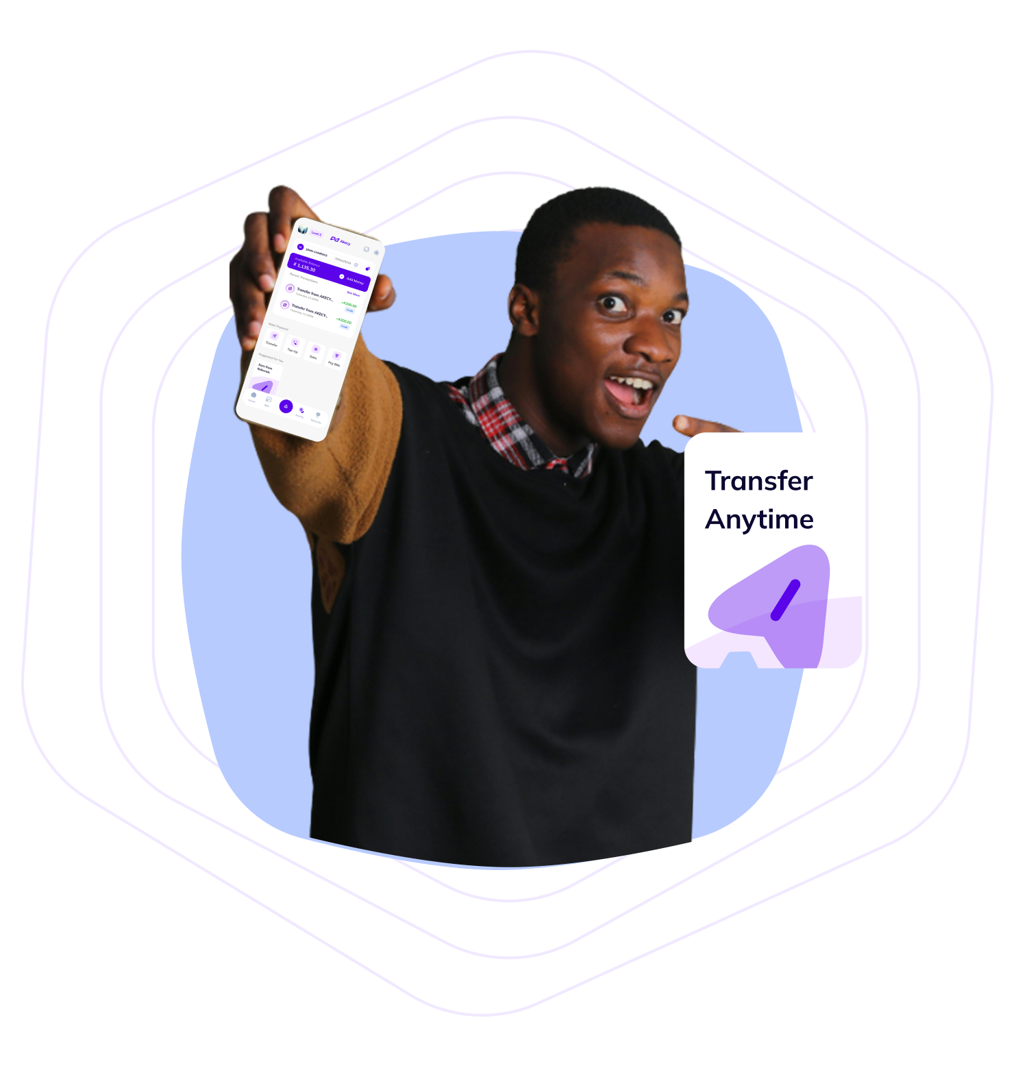 Send money with speed anytime